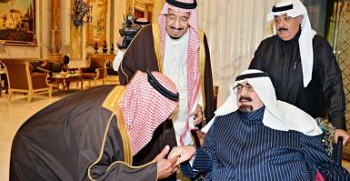 آخر صور‬ التقطت للملك السعودي الراحل عبد الله بن عبد العزيز وهو مغادرا القصر الملكي