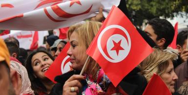 مسيرة مناهضة للإرهاب بشارع الحبيب بورقيبة